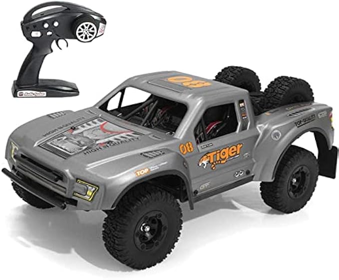 STSEEACE 1:12 Scale Remote Control Car, 4WD 55 KM/H High Speed RC Truck, 2.4GHz All Terrains Off-Road Car, Electric Toy Vehicle Climbing Car for Kids and Adults