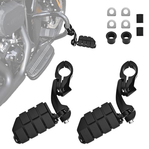 Repose-pieds courts réglables en alliage lourd pour la protection de votre moto