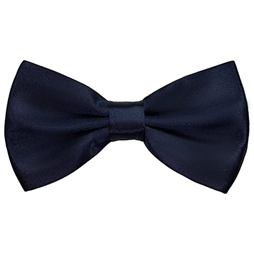 Image of Bow Tie for Men & Boys, Pre-Tied Bowtie Adjustable 9-18in, for Formal Tuxedo, Prom Party, Wedding