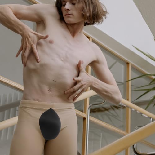 6Pcs Bulge Pad Removable Sponge Insert for Swim Trunks Shorts and Jeans Lightweight Cushioning Enhance Confidence Black3