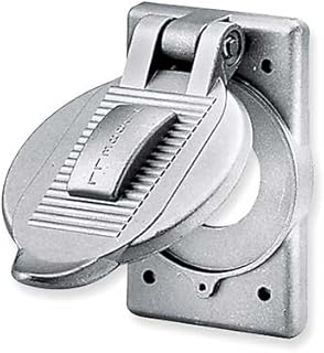 Weatherproof Cover, Self Closing, Aluminum