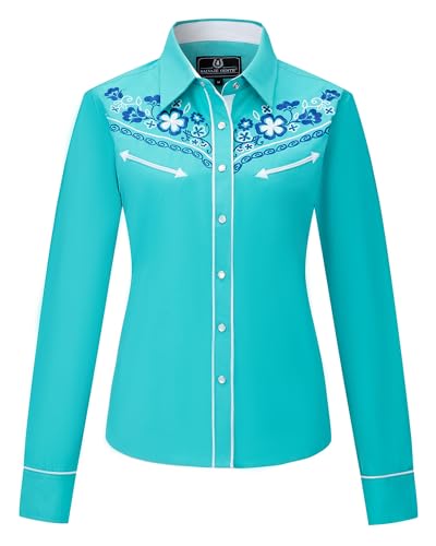 SALVAJE OESTE Embroidered Western Shirt