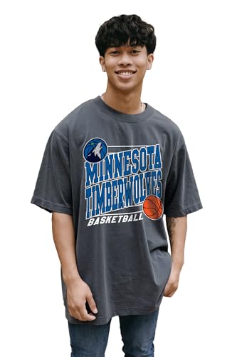 Blue 84 Minnesota Timberwolves NBA Officially Licensed T-Shirt Throwback, Small Team Color