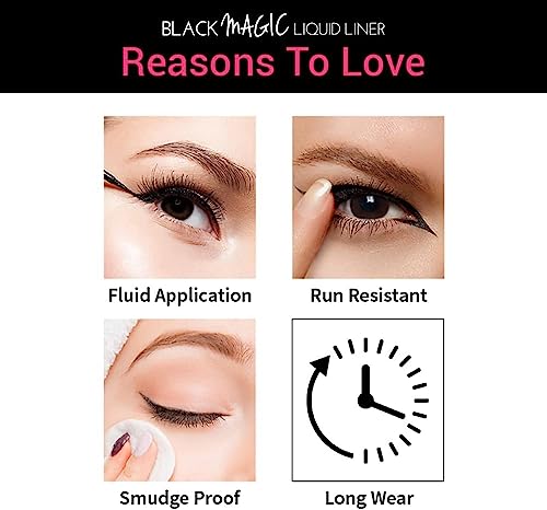 Image of Nykaa Black Magic Liquid Eyeliner - Super Black 01