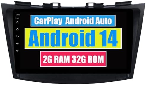 RoverOne Car Stereo Radio for Suzuki Swift Ertiga 2011-2016 with CarPlay Android Auto Multimedia Player GPS Navigation Touch Screen Bluetooth WiFi