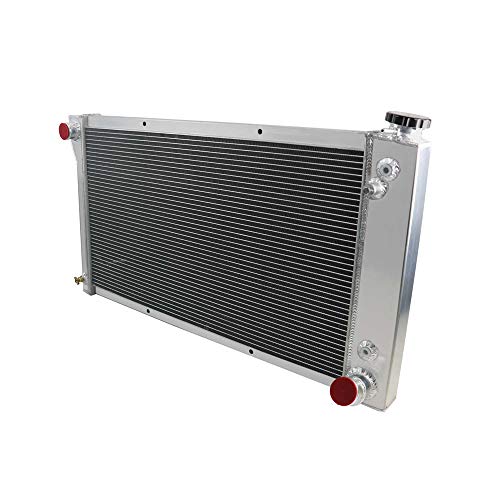 OzCoolingParts 67-72 Chevy & GMC C/K/P Series Radiator, 3 Row Core Aluminum Radiator For 1967-1972 1968 1969 70 71 Chevy Blazer C10 C20 C30 K15 K20 K30 P10 P20 P30 Pickup Truck L6 V8 Gas