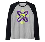 Enjoy Skateboarding Graphic Tee Shirts, Colorful Skateboard Raglan
