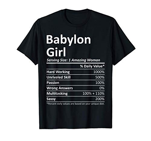 BABYLON GIRL NY NEW YORK Funny City Home Roots USA Gift T-Shirt