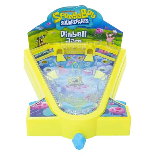 Spongebob Squarepants Desktop Pinball Machine - Fun Arcade Game for Kids & Adults Ages 6+, Compact Tabletop Toy by Well Played - Thumbnail 3