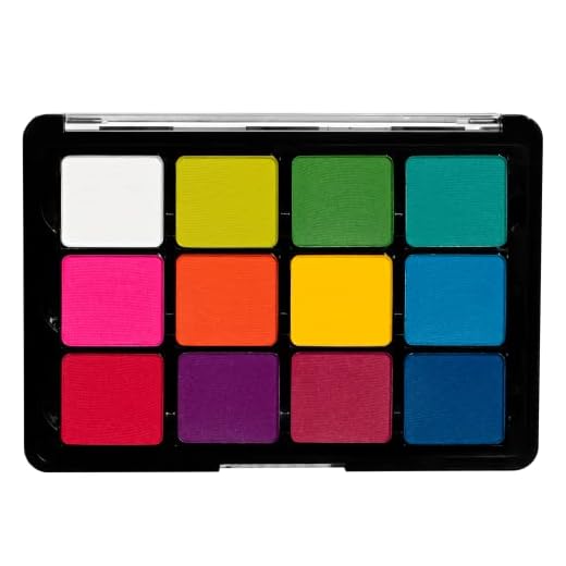 VISEART PROFESSIONAL MAKE - UP . PARIS PRO Eyeshadow Palette 08 Editorial Brights