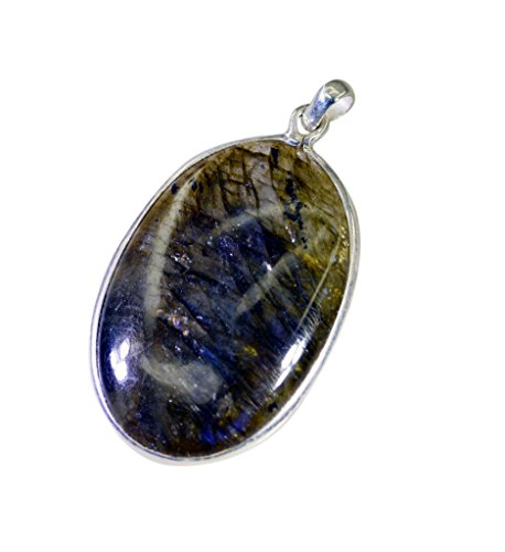 Pendentif labradorite grise RIYO oubliez les bijoux ternes avec la ligne Karina
