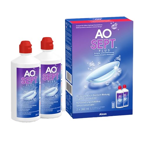 Aosept Plus solution lentilles hydrogel et rigides avec flacon 360 ml nettoyant peroxyde - 5