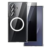 Eastcoo Custodia trasparente per Samsung Galaxy Z Trifold, custodia magnetica per telefono con protezione per lo schermo privacy, custodia leggera ultra sottile a doppio asse centrale per uomini e