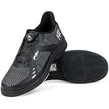 KR Strikeforce Jet FT Right Hand Mens Performance Bowling Shoe with Interchangeable Slide pad and Heel on The Slide Foot only