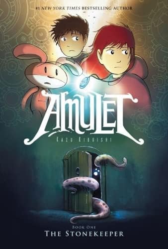 Amulet Series Graphic Novels 8 Books Collection Set By Kazu Kibuishi (The Stonekeeper,Stonekeeper's Curse,Cloud Searchers,Last Council, Prince of the Elves, Escape From Lucien, Firelight, Supernova) - Image 3