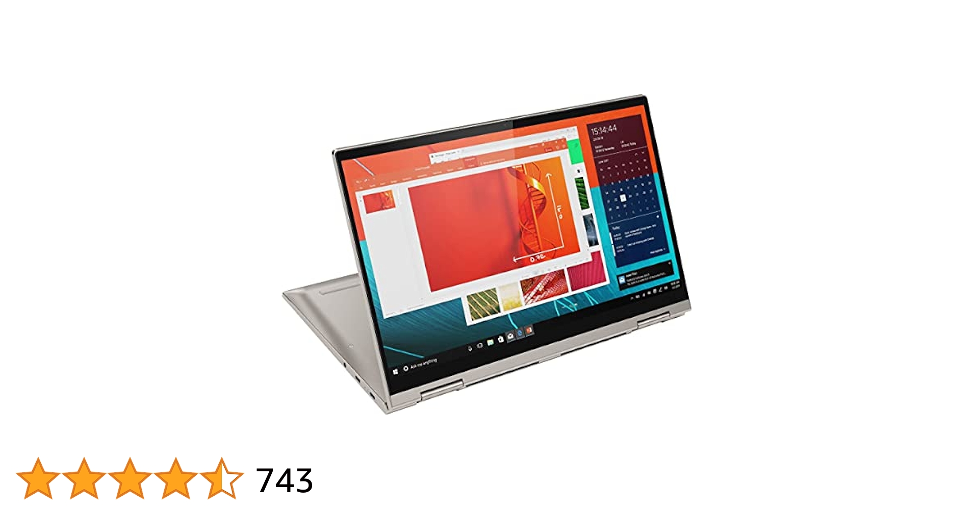 Lenovo Yoga C740-14 FHD Touch- 8GB - 256GB SSD - Mica