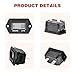 RileyFine Digital Hour Counter Meter,AC/DC 5V to 277V, Waterproof IP68,Used on Garden Tractor Generator ZTR/Riding Lawn Mower Scooter Club Car Forklift Leaf Trimmer Brush Cutter Chainsaw