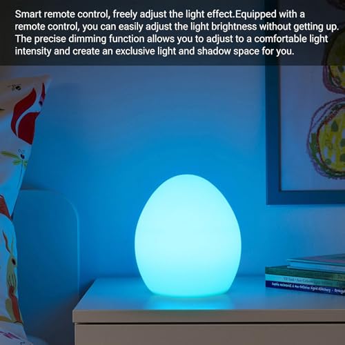 Lámpara Oval Recargable Flexible con Dimmer para Dormitorio miniatura 5
