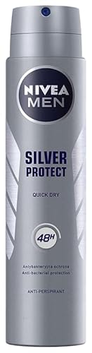 Nivea Desodorante Spray 200 ML. Men Silver Protect
