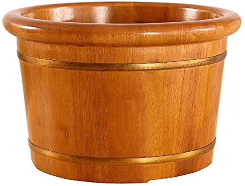 Spa de pies de madera con barril reforzado y aislamiento