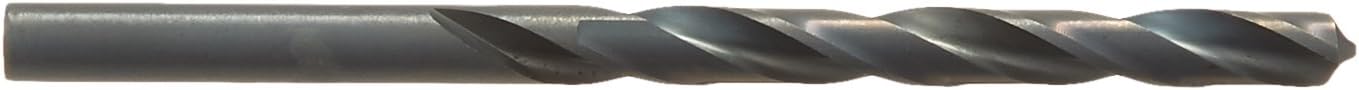 Triumph Twist Drill Co. 011216 1/4 Diameter T1B High Speed Steel Drill, Black Oxide Finish, 12-Pack