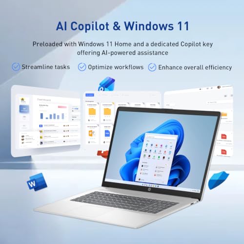 Image of HP 17.3 inch FHD IPS LED Anti-Glare 300 nits Laptop, Ryzen 5 7430U, 8GB+256GB