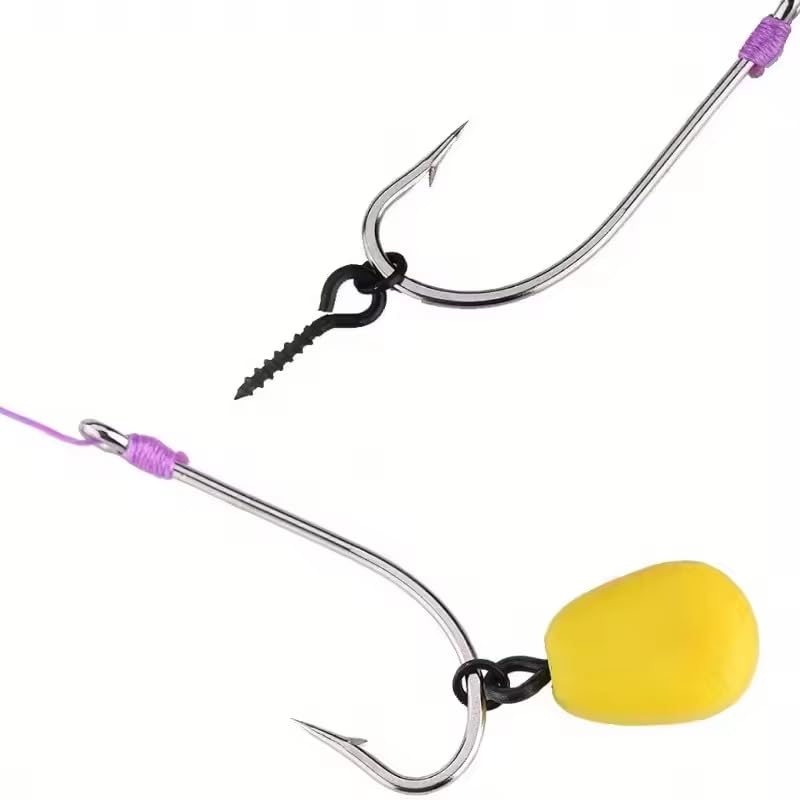 Set 20 piezas tornillos para carnada de pesca carpa miniatura 7