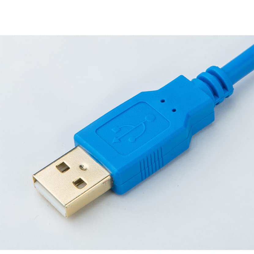 USB-FC4A/5A for FC4A/5A Series PLC Programming Cable Data Download Cable Gold Plated (Blue 3m)