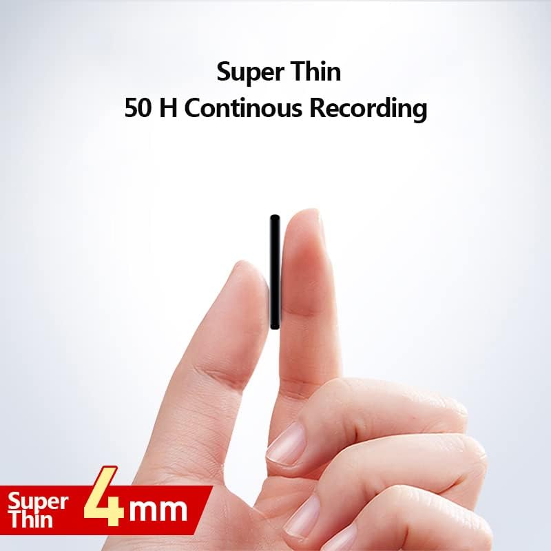 Image of Smars Ultra Slim Digital Voice Recorder | 32GB Inbuilt Memory with 40 Hours Recording | Voice Activated One Key Operation Dictaphone for Business, Meetings, Lectures