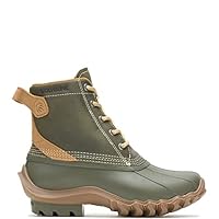 Wolverine Women's Torrent Waterproof Duck Boot, Olive, 4 UK