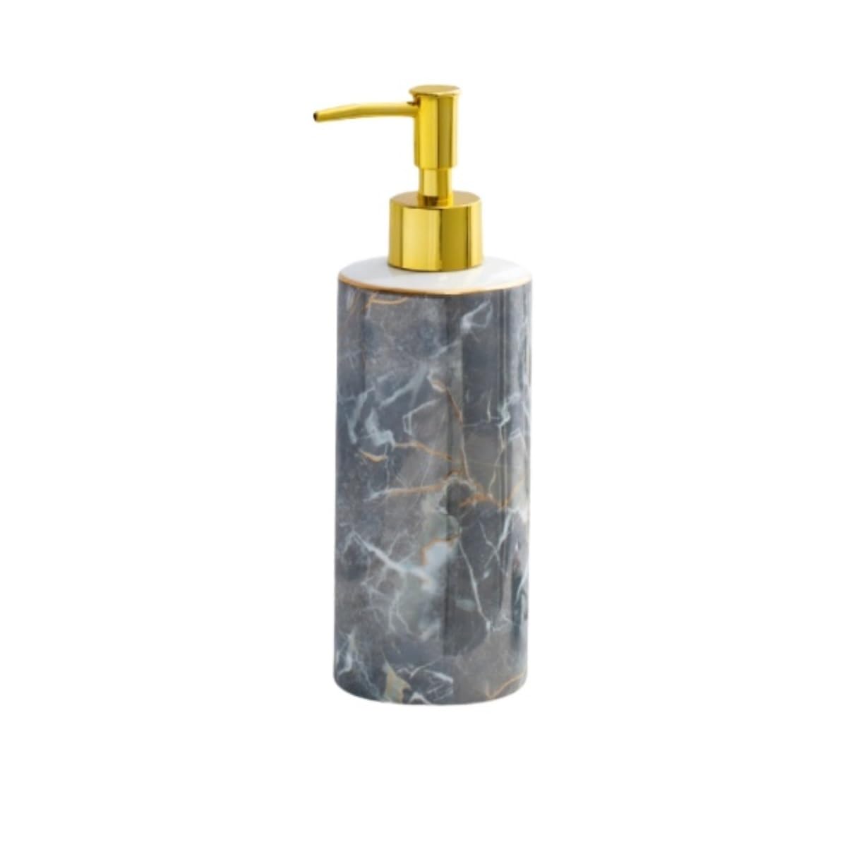 Accessori per Il Bagno Dispenser di Sapone Liquido in Ceramica, Pompa, Bottiglia Ricaricabile, Dispenser di Disinfettante per Le Mani Decorativo(G)