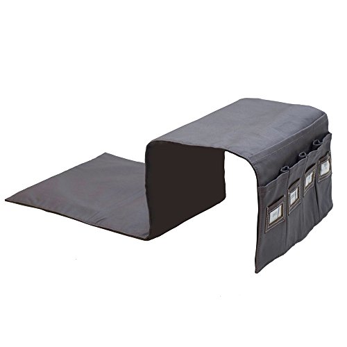 G.u.s. 5-Pocket Sofa Armrest Organizer With Custom Labels, Tv Remote Control Organizer Holder For Sofa Couch/Chair, Remote Caddy, Fits Remotes For Television, Speakers, Tv, Dvd Player, And More #TOP2