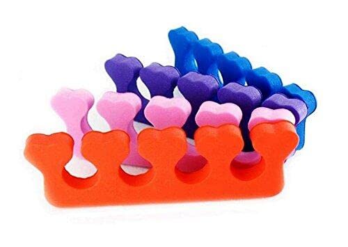 4 Pcs Finger Toe Separator Soft Sponge Foam Separator Nail Art Tool Random Color Useful and Deft