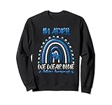Photo Gallery in aprile indossiamo blue puzzle rainbow autism awareness felpa Photo Gallery in aprile indossiamo blue puzzle rainbow autism awareness felpa