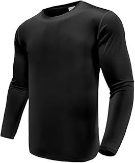 Value Pack Men's UPF 50+ Performance Long Sleeve T-Shirts: Athletic Running & Workout Gear