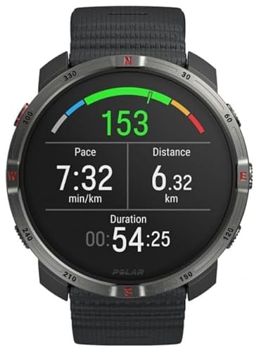Polar Grit X2 Outdoor Multisport GPS Uhr - AMOLED Display, Offline Karten, Dual-Frequency GPS, Handgelenk EKG, Elixir Biosensing, TrainingPeaks, SpO2, bis zu 7 Tage Akkulaufzeit