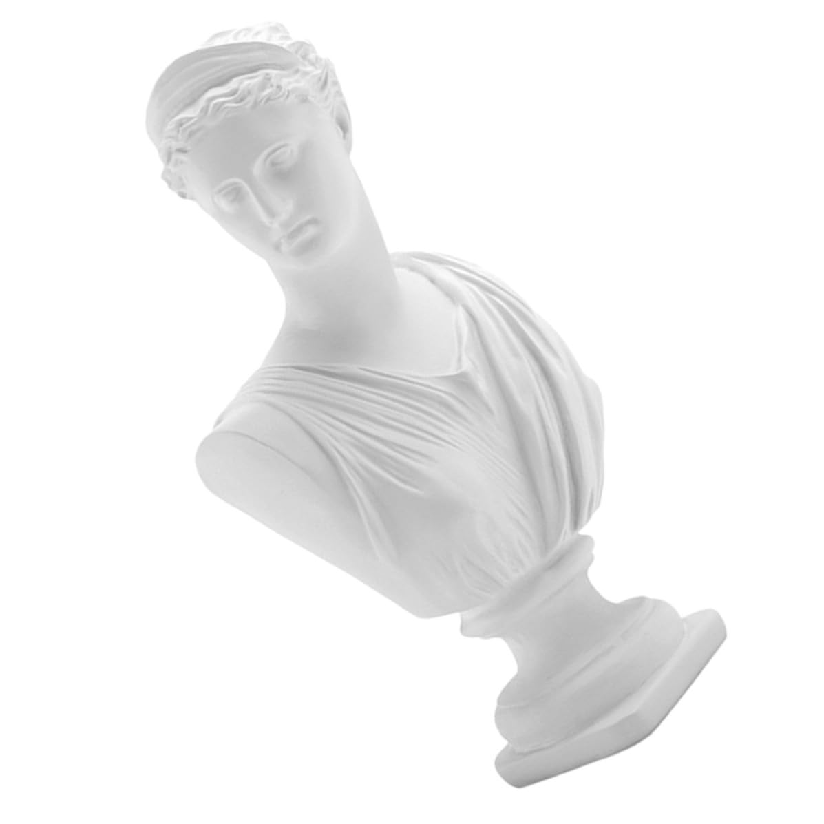 Statue buste déesse résine pour salon chic et étagère de bureau