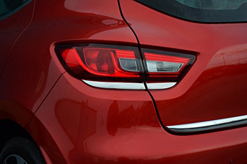 Garnitures feux arrière chrome pour Clio IV 2012+ accessoires de personnalisation auto