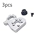 3pcs Metal Brushless Motor Base 19T Gear for 144001 144002 144010 124017 124016 124019 Parts Industrial Bearings Gears(Silver)