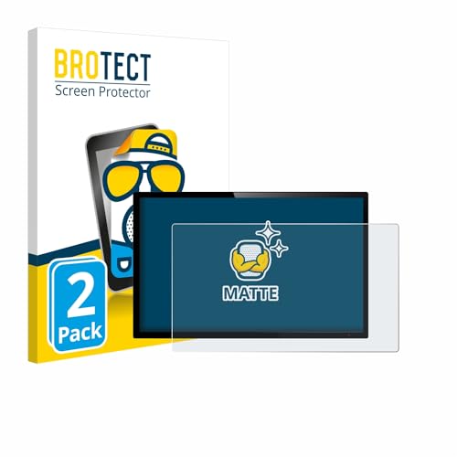 BROTECT 7' Entspiegelungs-Schutzfolie für Navigation mit 7,0 Zoll (17.8 cm) [154.8 mm x 87 mm, 16:9] (2 Stück) Matt, Anti-Fingerprint