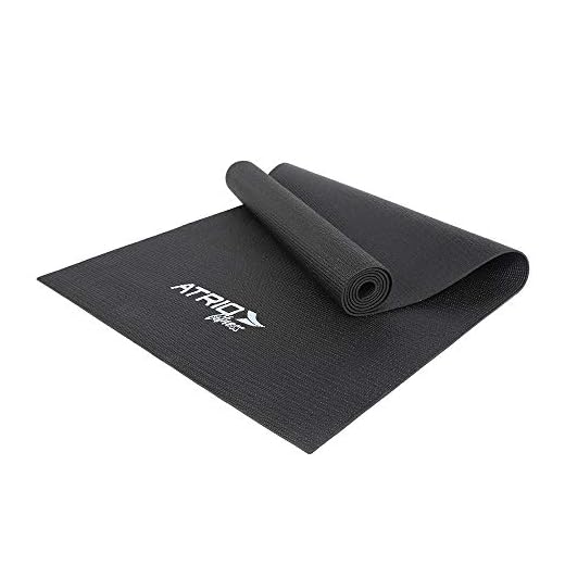 Tapete de Yoga Atrio PVC, Multilaser, Preto - ES311, padrão