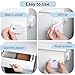 6-Pack Adhesive Baby proofing Strap Locks, Child Proof Cabinet Latches for Drawers, Microwave, Oven, Trash Can, Refrigerator, Toilet Lid, Adjustable No Drilling Need