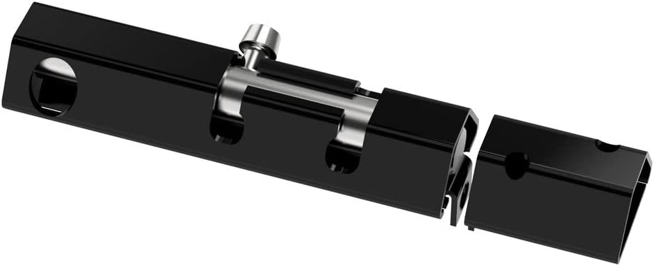 National Hardware N166-001 Lockable Security Bolt, 6, Black