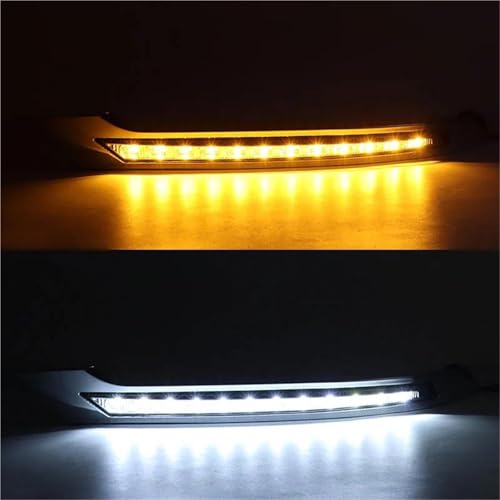 Intermitentes LED DRL Toyota Vellfire 2012-2015 luz lateral impermeable 7