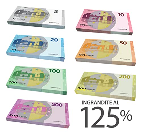 Scratch Lover Cash Bundle Money to Play (Size Increased to 125% Compared to The Real Ones) 175 Banknotes - Image 4