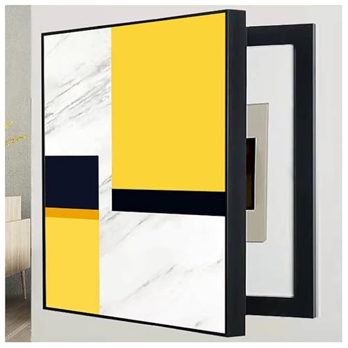 Oculta el cuadro eléctrico con esta cubierta decorativa tipo pintura de pared para pasillo