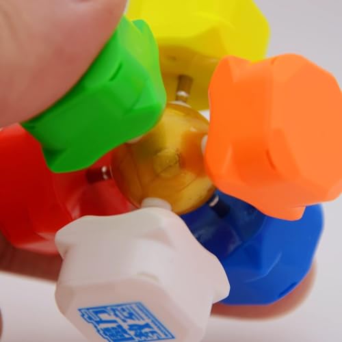 Image of HAWKISTER Moyu Super Rs3M 2022 3X3 Magnetic Core Ball-Core Positioning Speed Cube, Moyu Rs3 M Maglev Professional Stickerless Speed Cube, (Super Rs 3M Ball-Core + Maglev Version), For Kid,Multicolor