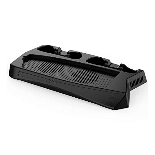 Cooling Fan Charging Dock Vertical Stand for PlayStation 5 PS5 Game Accessories With 3 USB HUB Charger Ports