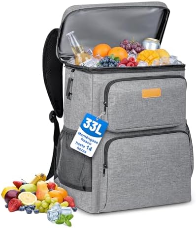 Mochila Nevera Isotermica Neveras Portatil 33L Gran Capacidad Bol...