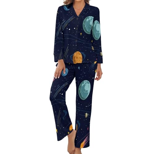 Pyjama deux pièces ample et respirant contre la chaleur nocturne estivale
